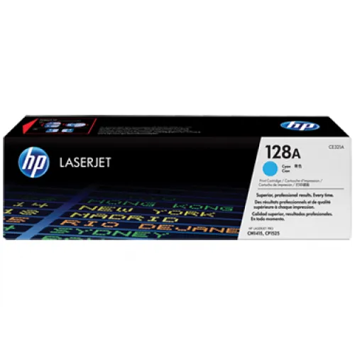 HP 128A-C Cyan Original LaserJet Toner Cartridge For CP 1525, M1415 Printer